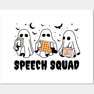 Speech Pathologist Halloween Speech Squad SLP Posters and Art